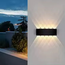 LED Wall Light Waterproof IP65 Outdoor Wall Lamp Garden Porch Light Decor Garden Yard Bathroom Bedroom Living Room AC85-265V