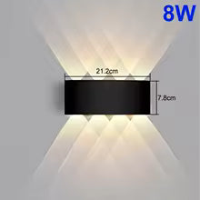 LED Wall Light Waterproof IP65 Outdoor Wall Lamp Garden Porch Light Decor Garden Yard Bathroom Bedroom Living Room AC85-265V
