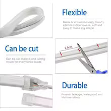 LED Strip Neon Light USB DC 5V Dimmable Touch Sensor Switch Flexible Silicone Neon Sign Tape Waterproof For Outdoor Home Decor