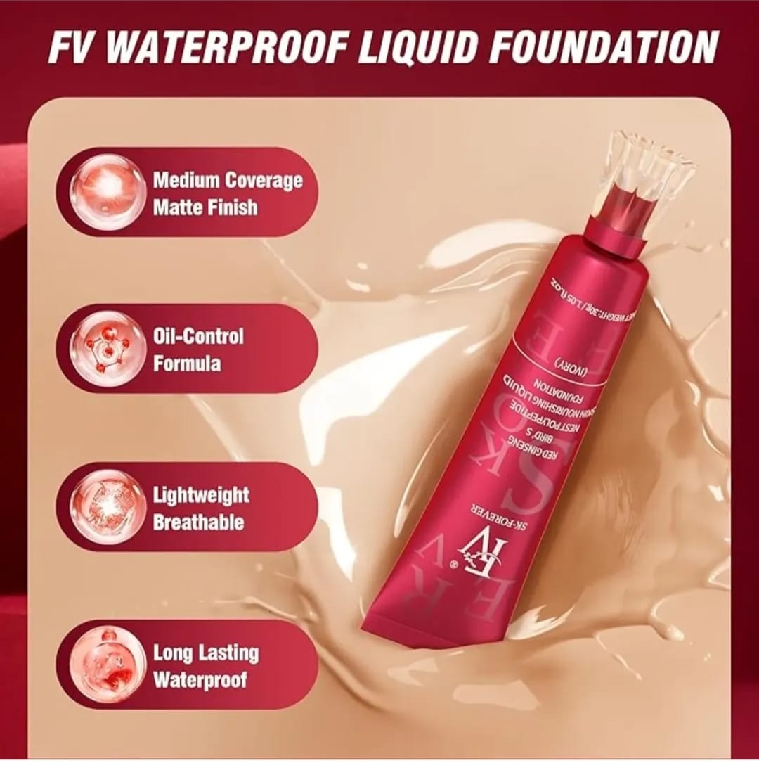 FV Foundation, Oil Absorb Ivory Liquid Foundation