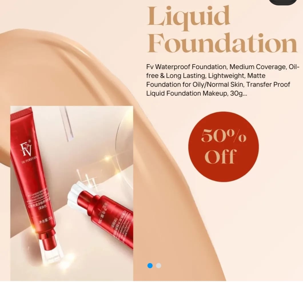 FV Foundation, Oil Absorb Ivory Liquid Foundation